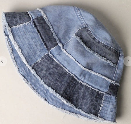 Patchwork Denim Bucket hat – Relle and Ressie